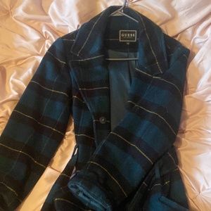 Guess Plaid Coat